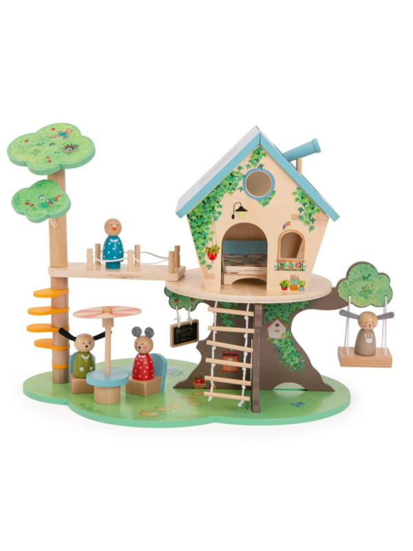 Domek na drzewie La Grande Famille - drewno 632437