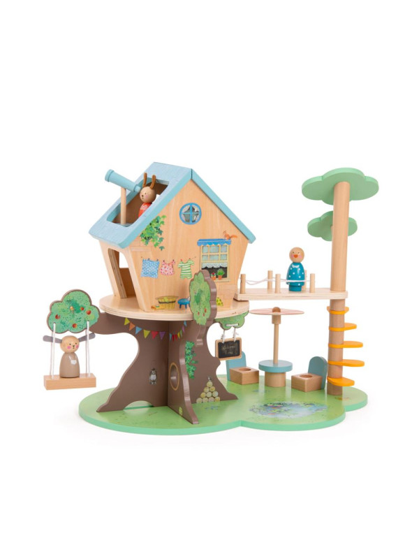 Domek na drzewie La Grande Famille - drewno 632437