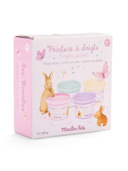 Farby do malowania palcami LES ROSALIES 710609