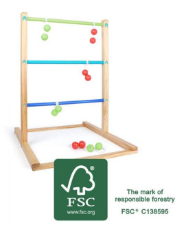 Gra w rzucane - drabina , zabawa dla dzieci small foot design - zabawka drewniana, zabawka planszowa planszowa dla 4 latka