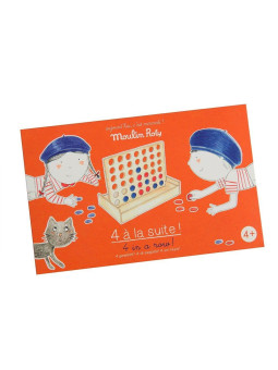 Drewniana gra zręcznościowa 4 W RZĘDZIE 713150