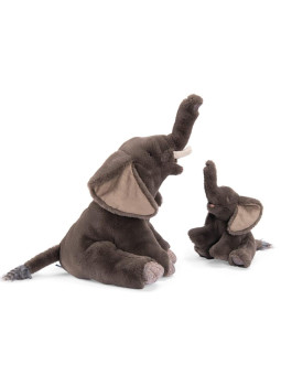 Maskotka duży słoń 32cm DOOKOŁA ŚWIATA 719039