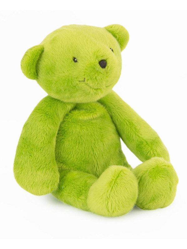 Maskotka miś zielony 30 cm 881047