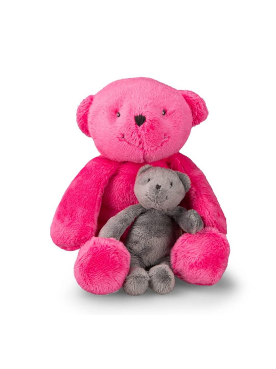 Maskotka miś różowy 30 cm 881048