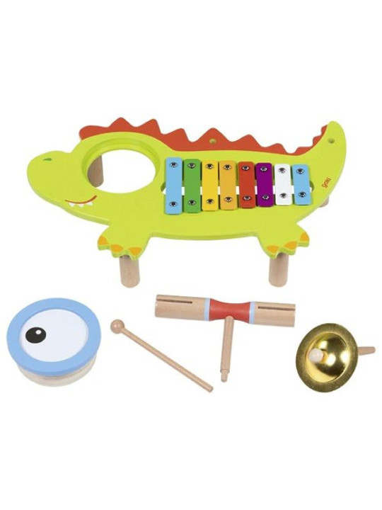 Crocodile music station with song book