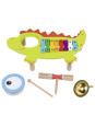 Crocodile music station with song book