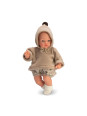 Lalka Koke Asi 0407780 - Dziewczynka, 36 cm, Brzuszek: Miękki, Kolor oczu: Niebieski
