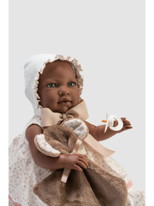 Lalka Reborn Lara 46 cm Asi 0358100 - Dziewczynka, 46 cm, Brzuszek: Miękki, Kolor oczu: Zielony