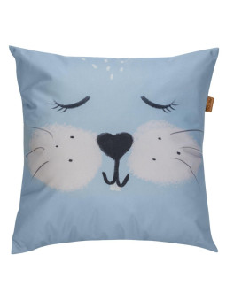 Poduszka seria Leśne Zwierzątka ZAJĄC niebieska 1 szt.