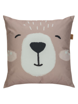 Poduszka dekoracyjna seria Leśne Zwierzątka MIŚ brązowa 1 szt.