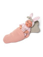 Lalka Petit króliczek ze śpiworkiem Antonio Juan 12442 - Dziewczynka, 27 cm, Brzuszek: Miękki, Kolor oczu: Niebieski Lalka Petit króliczek ze śpiworkiem Antonio Juan 12442 - Dziewczynka, 27 cm, Brzuszek: Miękki, Kolor oczu: Niebieski
