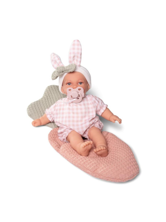 Lalka Petit króliczek ze śpiworkiem Antonio Juan 12442 - Dziewczynka, 27 cm, Brzuszek: Miękki, Kolor oczu: Niebieski Lalka Petit króliczek ze śpiworkiem Antonio Juan 12442 - Dziewczynka, 27 cm, Brzuszek: Miękki, Kolor oczu: Niebieski