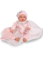 Lalka Petit ze śpiworkiem Antonio Juan 12443 - Dziewczynka, 27 cm, Brzuszek: Miękki, Kolor oczu: Niebieski Lalka Petit ze śpiworkiem Antonio Juan 12443 - Dziewczynka, 27 cm, Brzuszek: Miękki, Kolor oczu: Niebieski