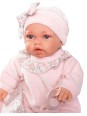 Lalka Petit ze śpiworkiem Antonio Juan 12443 - Dziewczynka, 27 cm, Brzuszek: Miękki, Kolor oczu: Niebieski Lalka Petit ze śpiworkiem Antonio Juan 12443 - Dziewczynka, 27 cm, Brzuszek: Miękki, Kolor oczu: Niebieski
