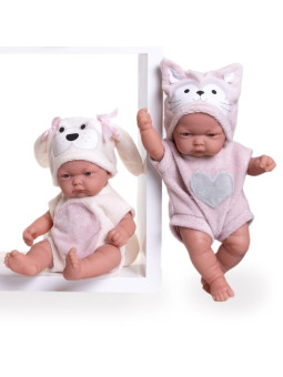 Lalka Pitu Piesek dziewczynka Antonio Juan 84098 - Dziewczynka, 26 cm, Brzuszek: Winylowy, Kolor oczu: Niebieski