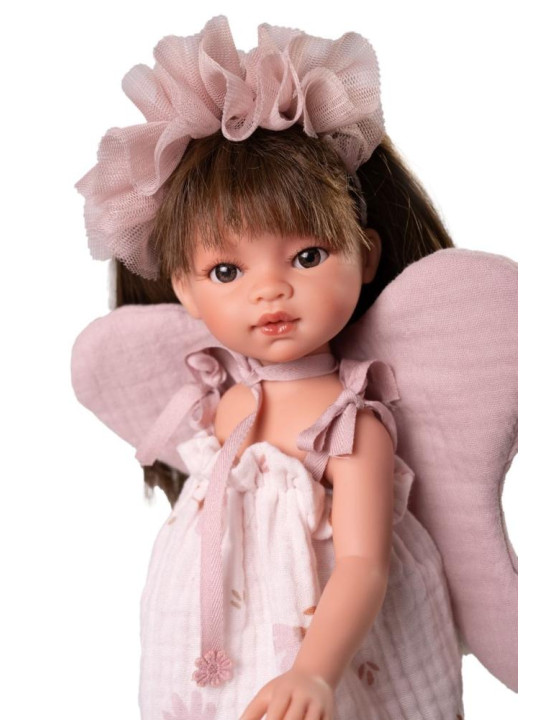 Lalka Emily wróżka Antonio Juan 25306 - Dziewczynka, 33 cm, Brzuszek: Winylowy, Kolor oczu: Brązowy, Kolor włosów: Brązowy