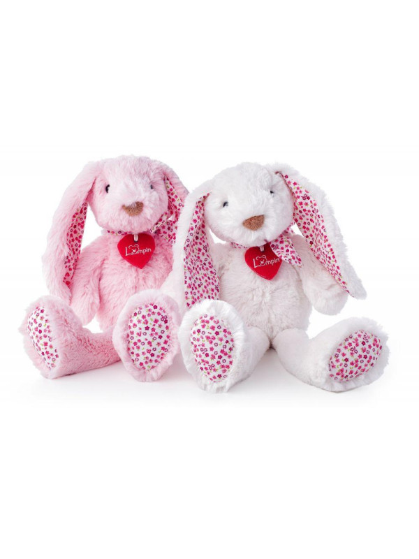 Maskotka różowy króliczek Stella 38cm