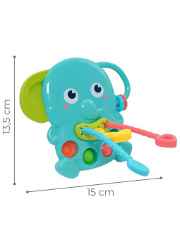 WOOPIE BABY Gryzak Sensoryczny Słonik Montessori 4w1