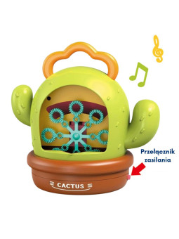 WOOPIE Interaktywny Kaktus Maszyna do Baniek Mydlanych