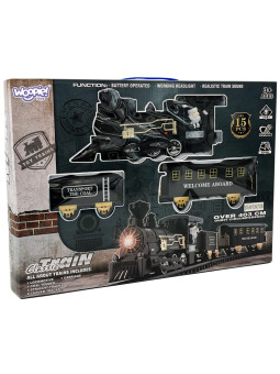 WOOPIE Pociąg Lokomotywa Zestaw XXL Tor 403 cm