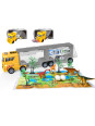 WOOPIE Ciężarówka Transporter 2w1 Zestaw Dinozaurów + Makieta