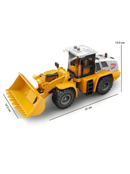 WOOPIE Koparka Ładowarka Budowlana 1:16 Efekty Świetlne i Dźwiękowe