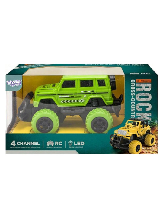 WOOPIE Samochód Zdalnie Sterowany RC Jeep Cross-Country LED