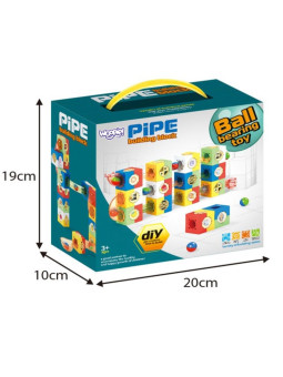 WOOPIE Tor Kulkowy Kulodrom Zestaw Konstrukcyjny Klocki 3D