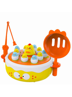 WOOPIE Gra Zręcznościowa Łowienie Kurczaczków 4w1 Katapulta