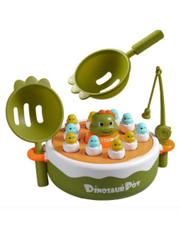 WOOPIE Gra Zręcznościowa Łowienie Dinozaurów 4w1 Katapulta