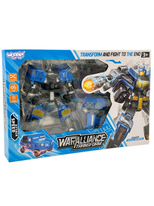 WOOPIE Robot Transformujący 2w1 Pojazd Bojowy