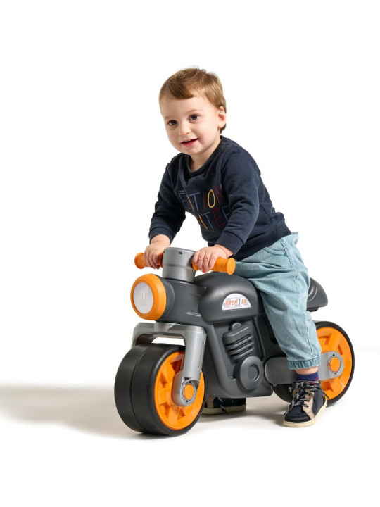 FALK  Jeździk Biegowy Ciche Koła Motor Prem1er Retro Czarny 12m+