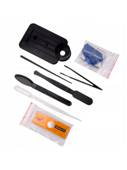 WOOPIE Mikroskop Cyfrowy LED Przybliżenie do 1200x Zestaw XXL z Adapterem do Smartfona