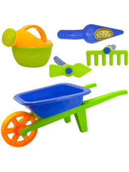 WOOPIE Taczka Ogrodowa Zestaw Małego Ogrodnika 13el.