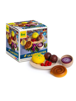 Drewniany Zestaw do zabawy w kuchnię skandynawskie Przysmaki Erzi