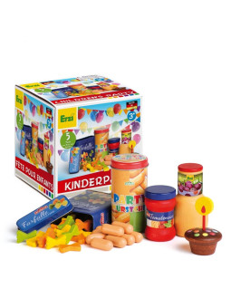 Drewniany Zestaw przysmaków do zabawy w przyjęcie urodzinowe Erzi