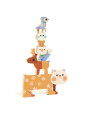 Drewniane puzzle ZWIERZĄTKA ZIMĄ  DJ01090