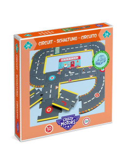 Puzzle kartonowe ULICE CRAZY MOTORS DJ05498