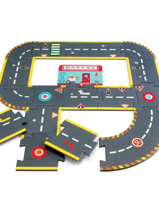 Puzzle kartonowe ULICE CRAZY MOTORS DJ05498
