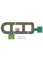 Puzzle kartonowe ULICE CRAZY MOTORS DJ05498
