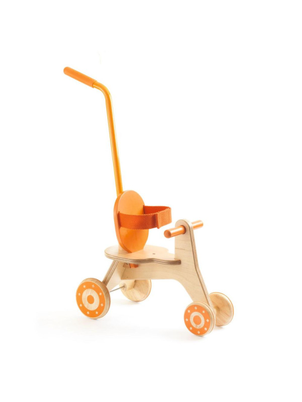 Rowerek 3-kołowy z rączką dla lalek POMEA DJ07798