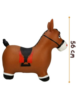 WOOPIE Skoczek Gumowy do Skakania Konik + Pompka