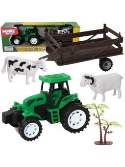 WOOPIE Traktor Rolniczy z Przyczepką i Zwierzętami