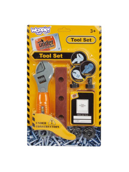 WOOPIE Zestaw Narzędzi Małego Majsterkowicza Klucz Nastawny