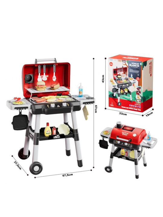 WOOPIE Grill Barbecue Kuchnia Ogrodowa Interaktywna LED Zestaw XL 31 el.