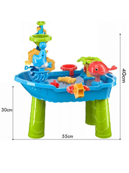 WOOPIE Stolik Wodny Statek Piracki z Krzesełkiem 17 akc.