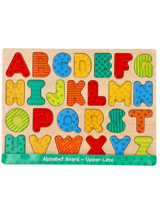Nowe puzzle drewniane Alfabet - układanka z literkami