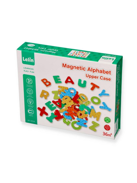 Nowy magnetyczny alfabet - drewniane literki