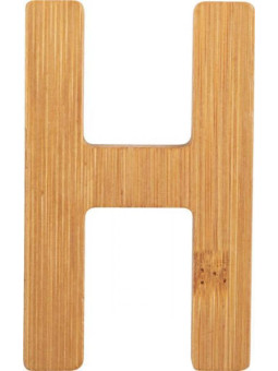 Abc alfabet  literka drewniana  h small foot design - zabawka drewniana, zabawka edukacyjna 4 latka