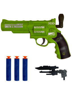 WOOPIE Zestaw 3w1 Robot Transformujący Pojazd Bojowy i Wyrzutnia na Strzałki Zielony